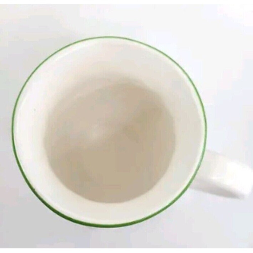 Avon Bunny Coffee Mug White Basket Weave Easter Rabbit Large Tea Cup Vintage - Picture 6 of 6
